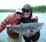 Flyfishing In Yokanga For Large Salmon